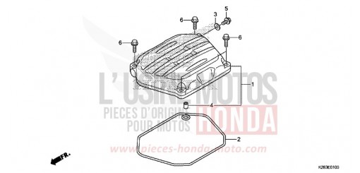 COUVERCLE DE CULASSE CRF125FH de 2017
